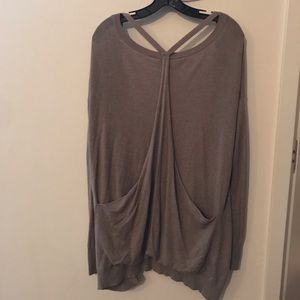 BCBG grey sweater